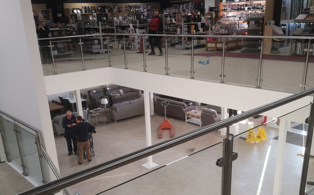 Retail Mezzanine Floor bespoke designed