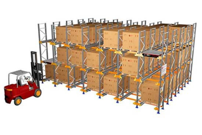 Automated shuttle racking