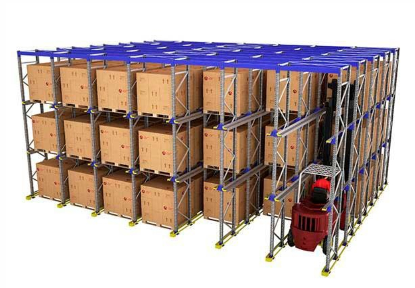 Drive in pallet racking