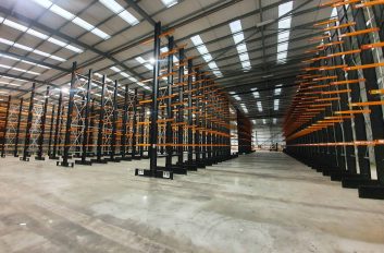 Cantilever racking extra tall custom